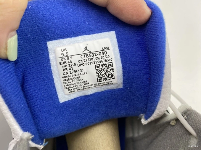 Rep MAX Jordan Retro CT8532-040 Air White Blue 3 0722